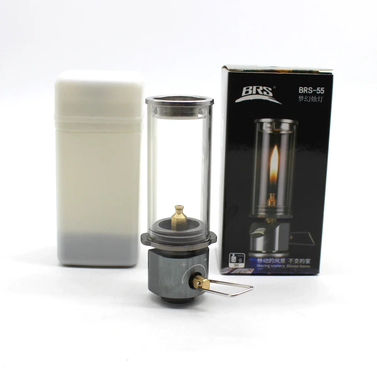 BRS Dreamlike Candlelight Lamp | Winddichte Gaskaarslamp voor Outdoor Camping en Tentverlichting