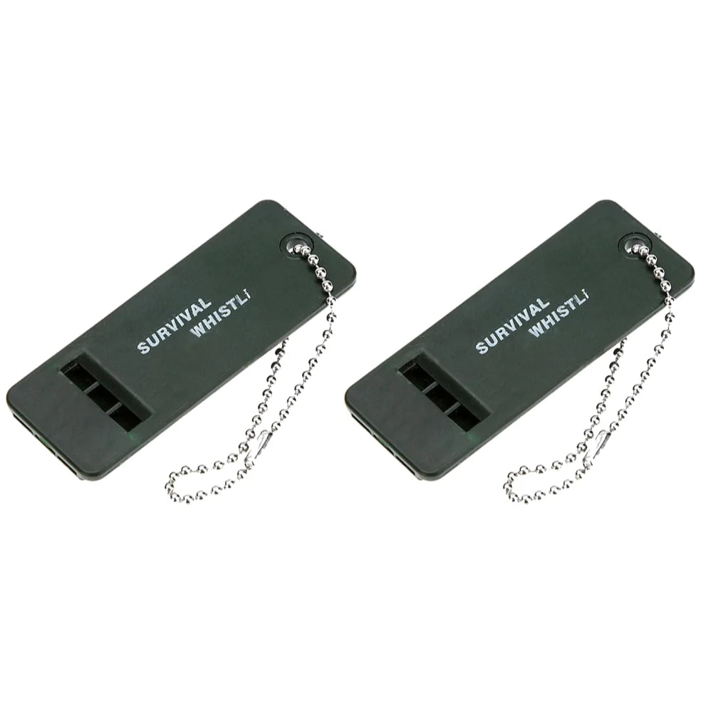 10-1PC 3-Frequency Emergency Whistle – Portable Safety Whistle for Hiking, Camping and Mountaineering