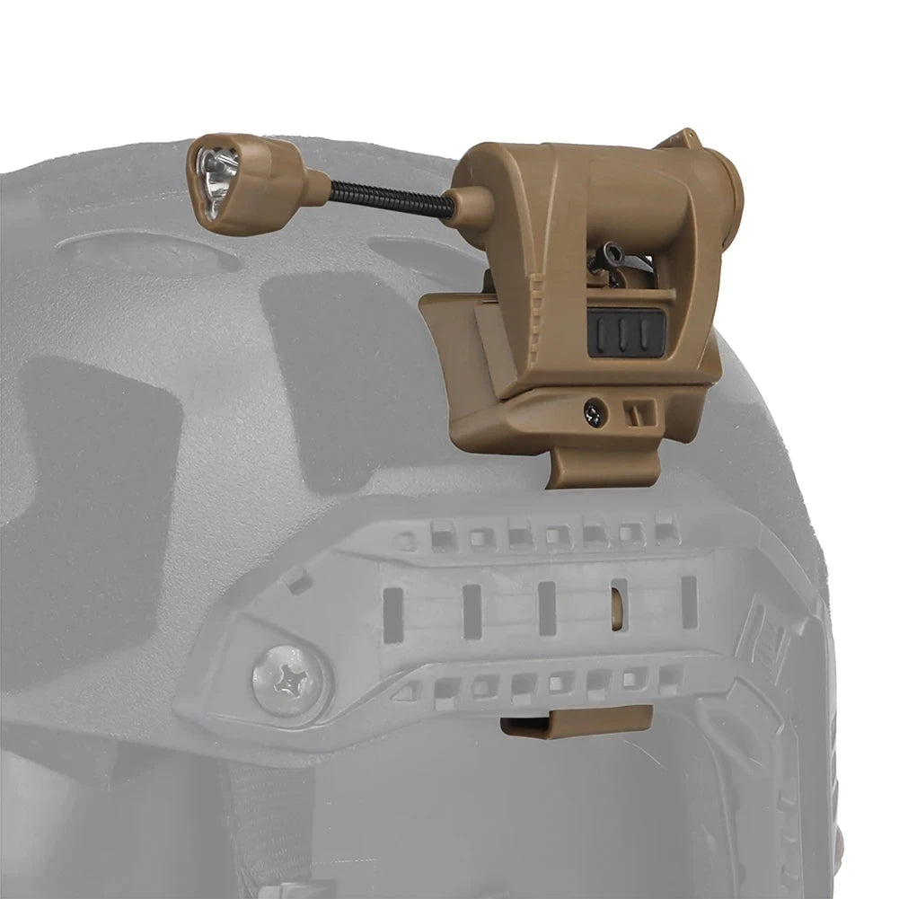 Tactical Helmet Light | 3 Light Modes | LED Flashlight for Hunting, Airsoft & Outdoor