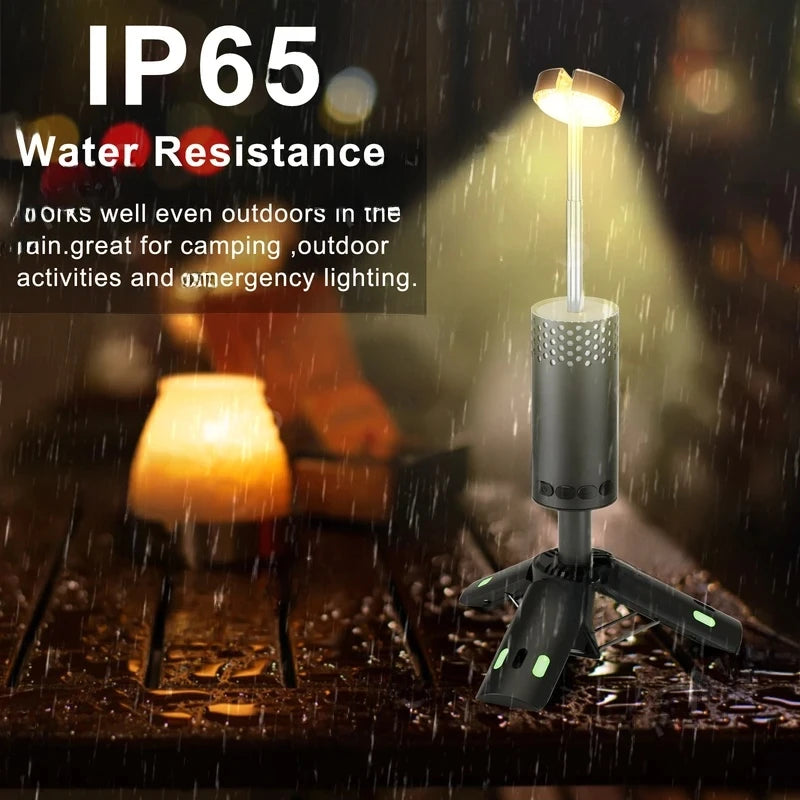 Teleskop-Campingleuchte – Tragbares 10000-mAh-LED-Licht mit SOS-Modus und Powerbank-Funktion