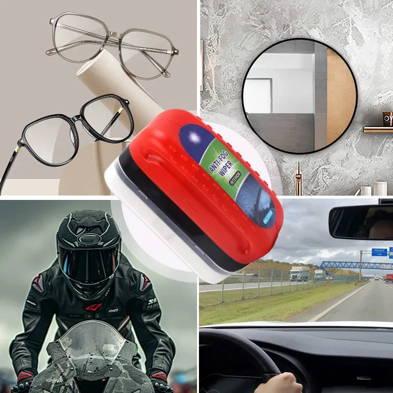 Car Window Glass Fog Repellent – Ontwasemingscoating & Olie Film Verwijderaar met Reinigingsborstel