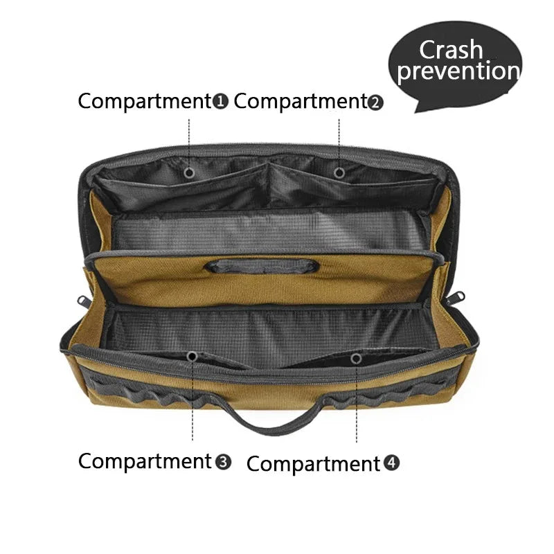 Camping Tools Opbergtas | Vouwbare Waterdichte Survival Organizer voor Outdoor Reizen en Werkaccessoires