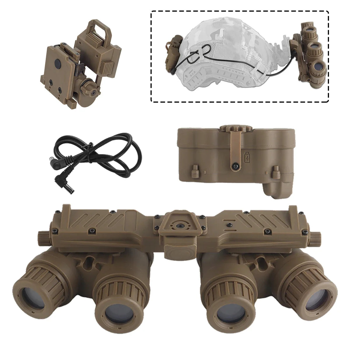 Tactische GPNVG 18 Dummy Nachtkijker – NVG Houder voor Airsoft en FAST Helmontwerp
