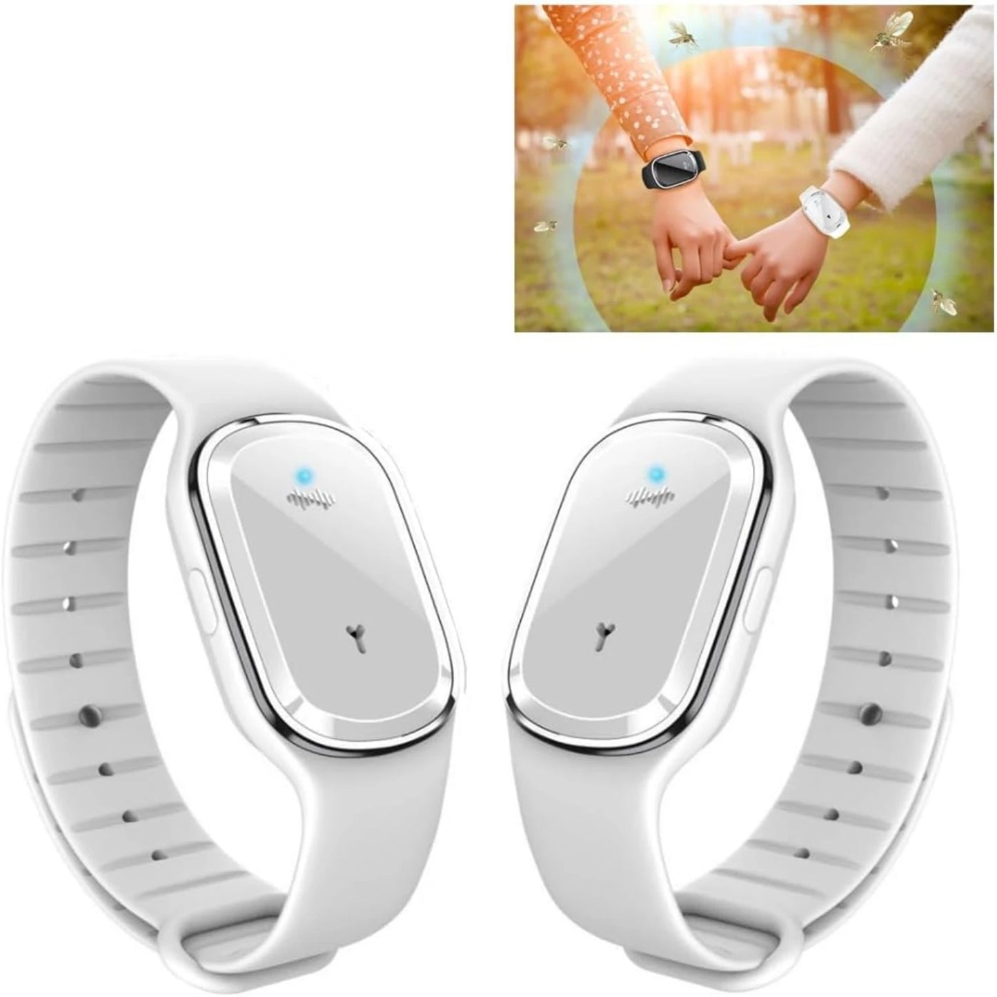 Waterdichte Insectenwerende Polsband, Mosquito Repellent Armband voor Buitenactiviteiten, Duurzaam en Stijlvol, Veilig voor Alle Leeftijden