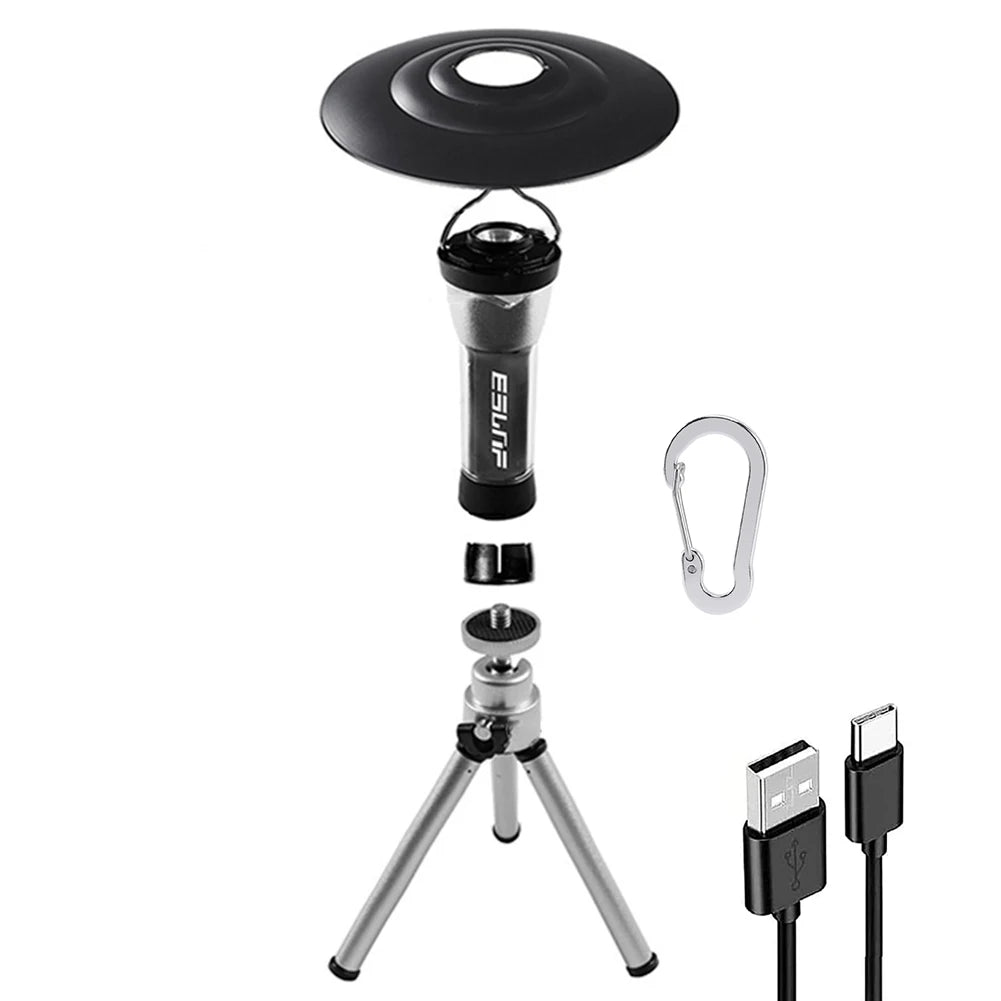 LED Camping Lamp | Oplaadbare 2600mAh Zaklamp & Lantaarn | Waterdicht & Compact