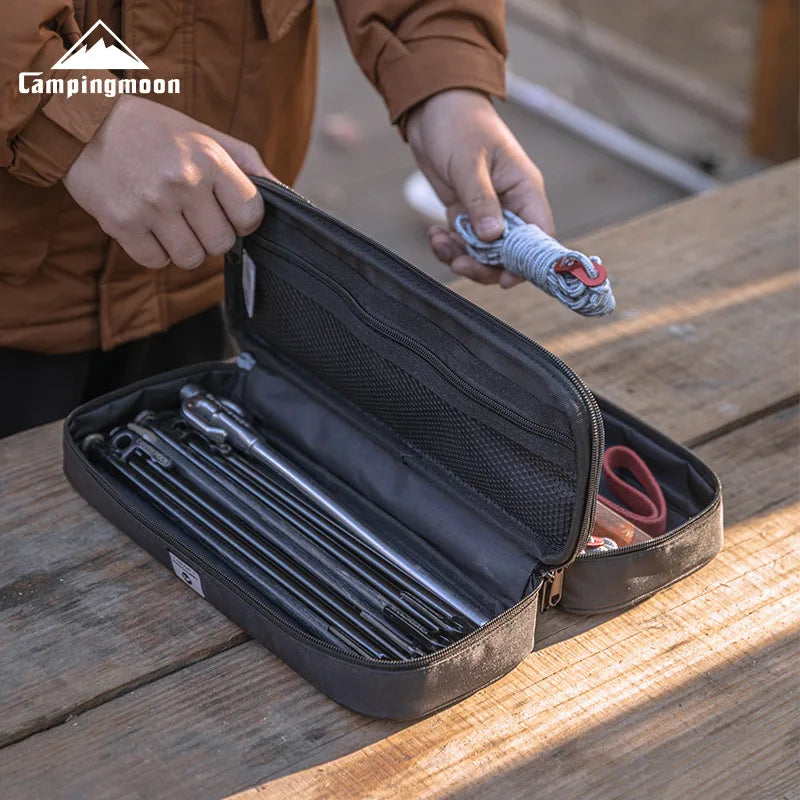 Dikke Polyester Waterdichte Handtas | Outdoor Camping Dubbel-laags Multifunctionele Tactische Opbergtas