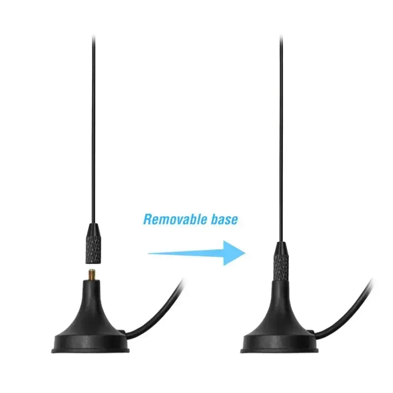 UT-106UV Magnetische Antenne für Auto – VHF/UHF-Dualband – SMA-Buchse für Baofeng und andere Walkie-Talkies