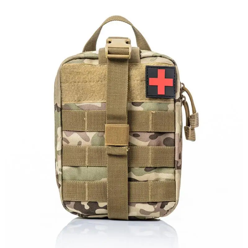 Molle Militaire Buidel - EDC EHBO Kit, Tactische Outdoor Medische Noodtas voor Camping, Jacht en Overleving