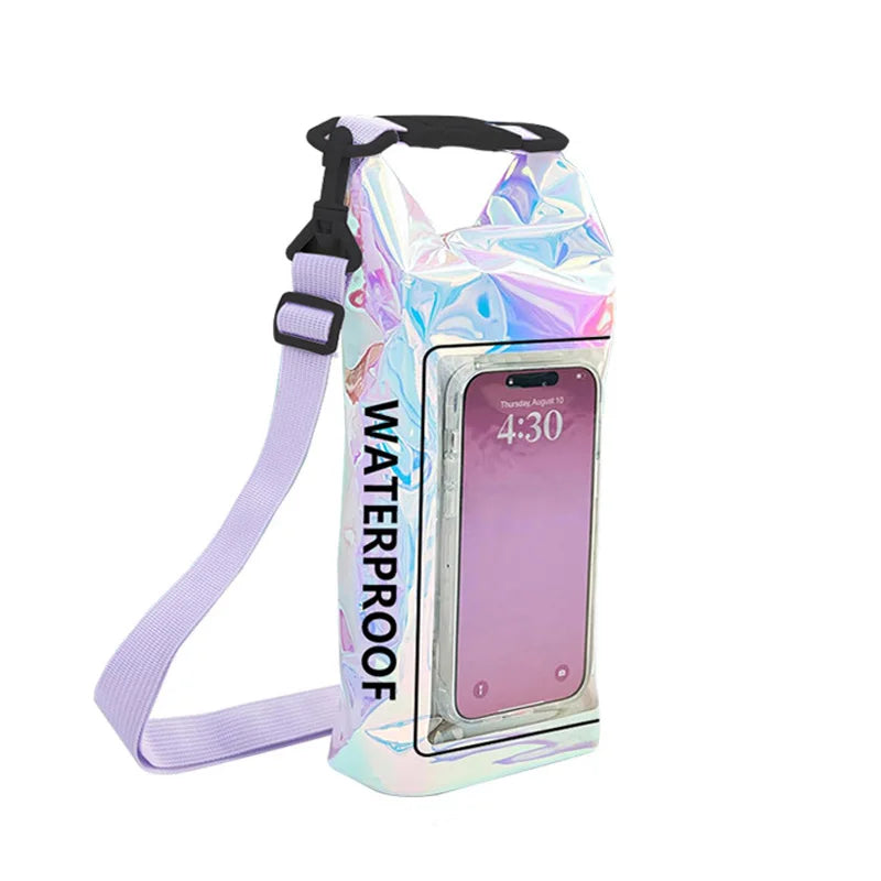2L Waterdichte Dry Bag met Touchscreen - Ideaal voor Trekking, Raften, Kayak en Outdoor Sporten