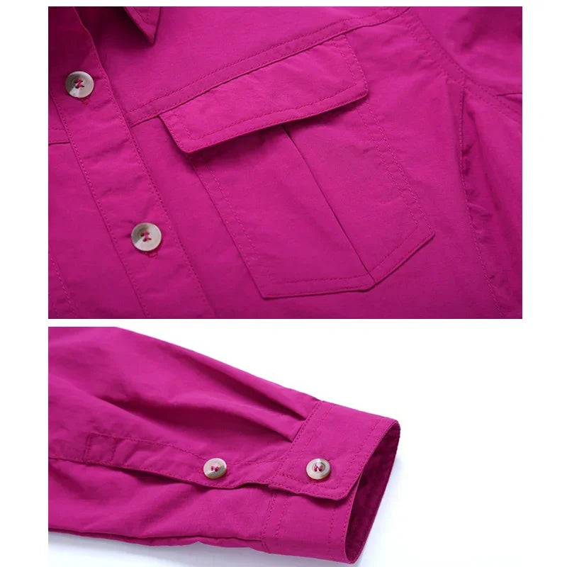 Dames Outdoor Shirt – Sneldrogend & Ademend