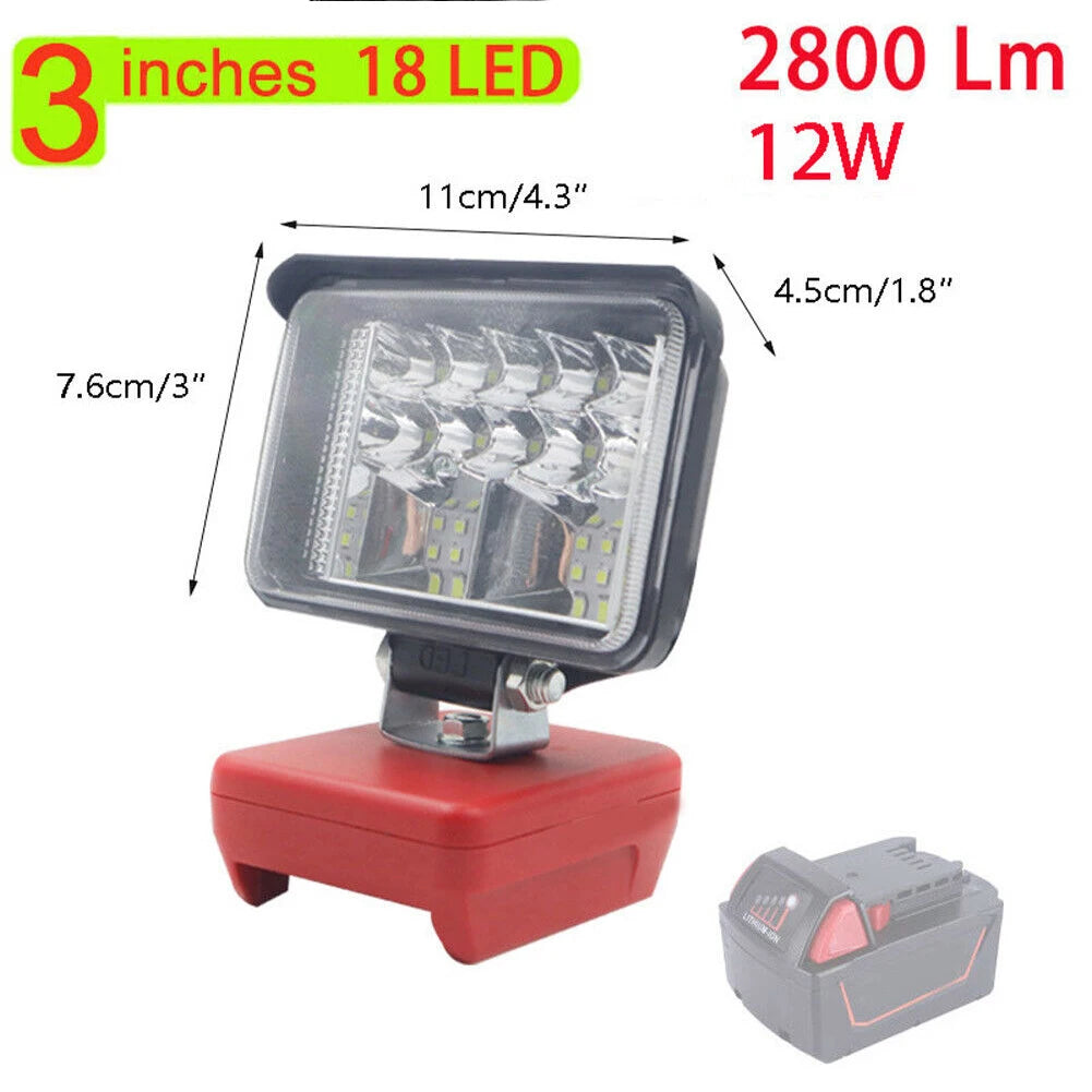3-inch LED Werklamp | Oplaadbare Zaklamp & Campinglamp | Floodlight & Spotlight