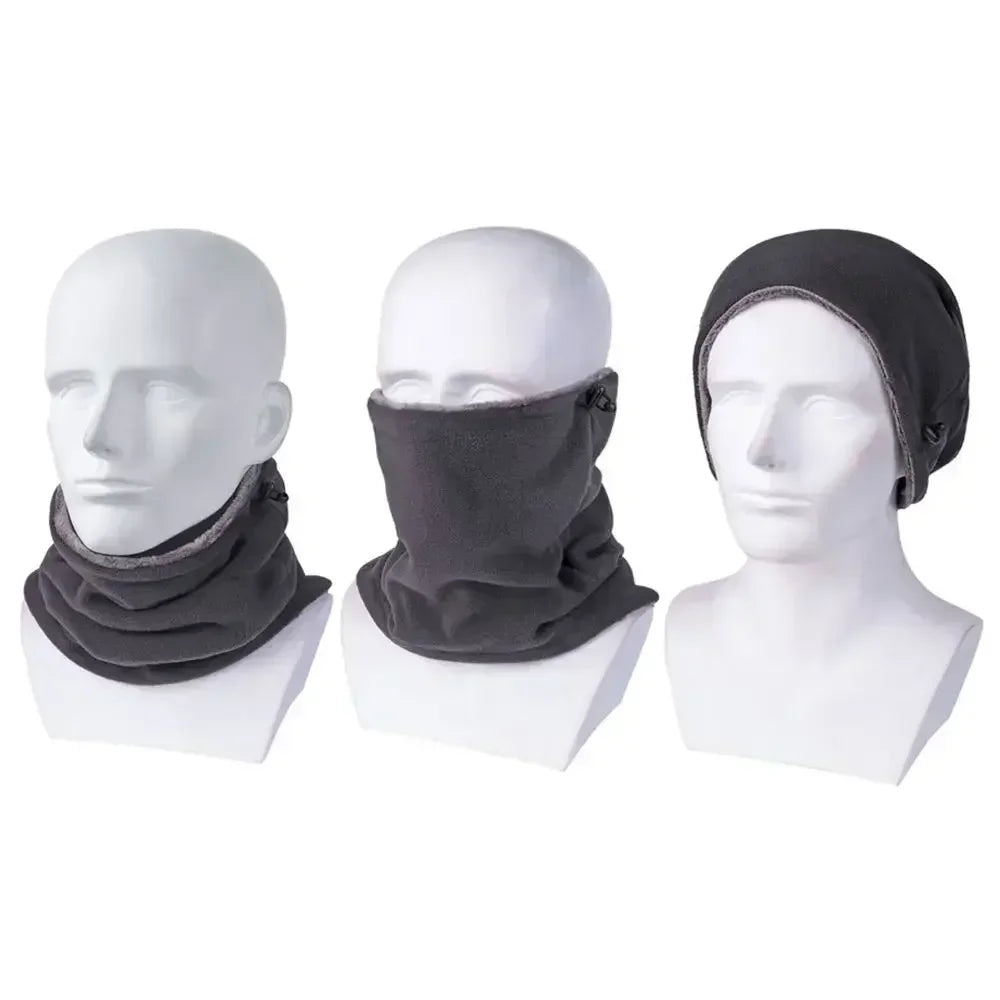 Winddichte Thermische Fleece Nekwarmer – Verstelbare Ski Masker en Buis Sjaal voor Outdoor Sporten - Uniseks
