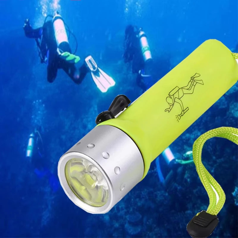LED Magnetische Controle Duikzaklamp - Mini Draagbare Waterdichte Langbereik Zaklamp voor Duiken en Outdoor Activiteiten