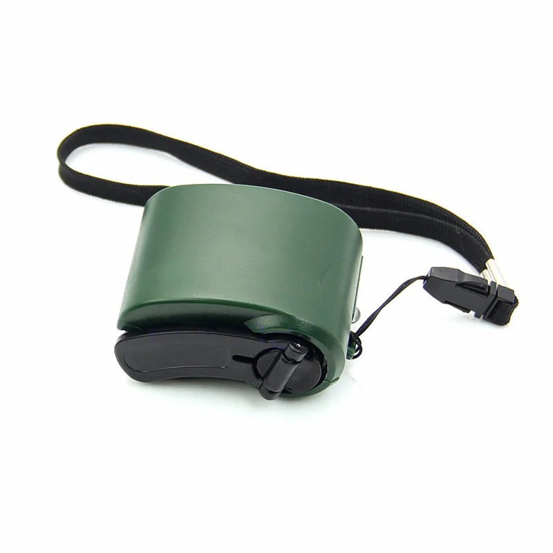 EDC Hand Crank USB Oplader – Noodoplader voor Camping, Hiking en Survival