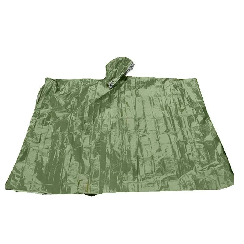 Noodponcho - Waterdicht Aluminiumfilm Poncho voor Isolatie en Overleving