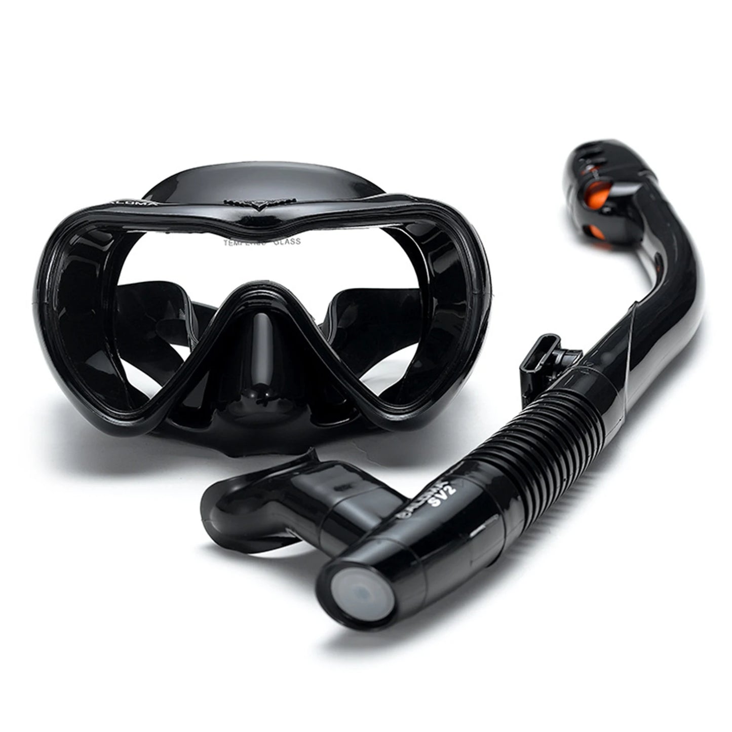 Leakproof Snorkel Set met Anti-fog Zwem- en Snorkelbril - Droge Snorkelbuis voor Snorkelen, Zwemmen en Scuba Diving