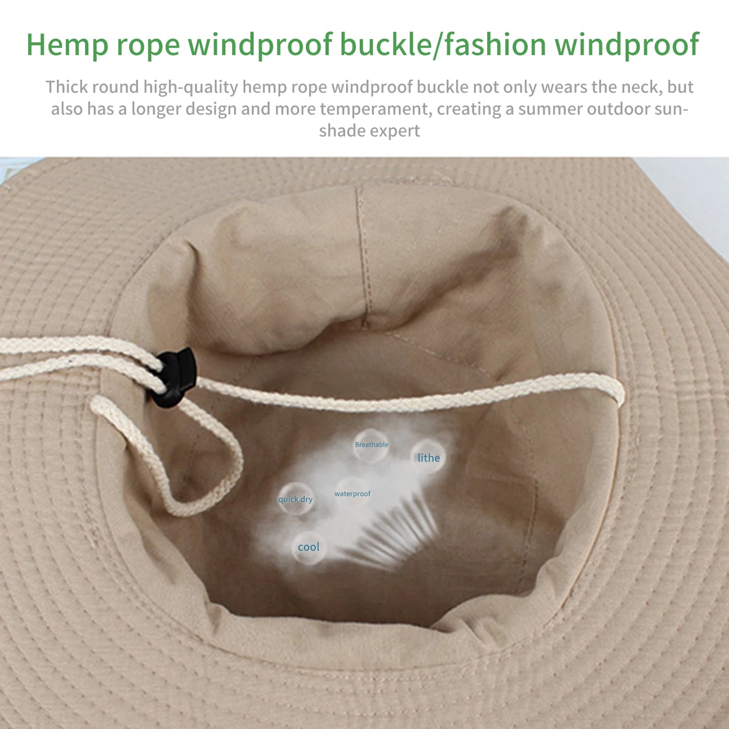 Wide Brim Fishing Hat, Zonnehoed met Dubbele Isolatie, Koelende Bucket Hat, Perfect Accessoire voor Hiking, Tuinieren en Strand