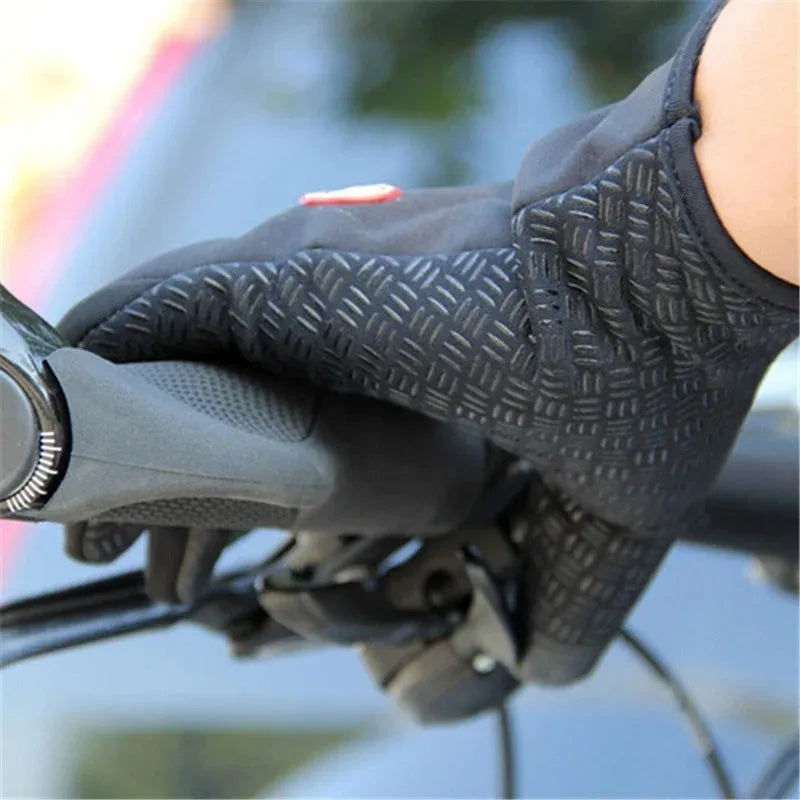 Winter Fietshandschoenen met Touchscreen โ Waterdicht & Antislip voor Heren & Dames | Outdoor, Motor & Ski