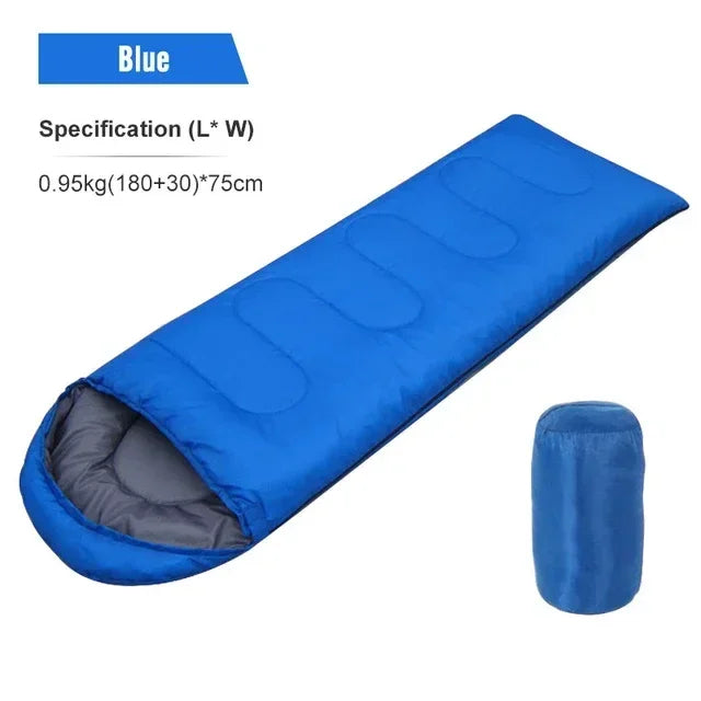 Ultraleichter 4-Jahreszeiten-Schlafsack | Wasserdicht & warm | Für Camping & Backpacking