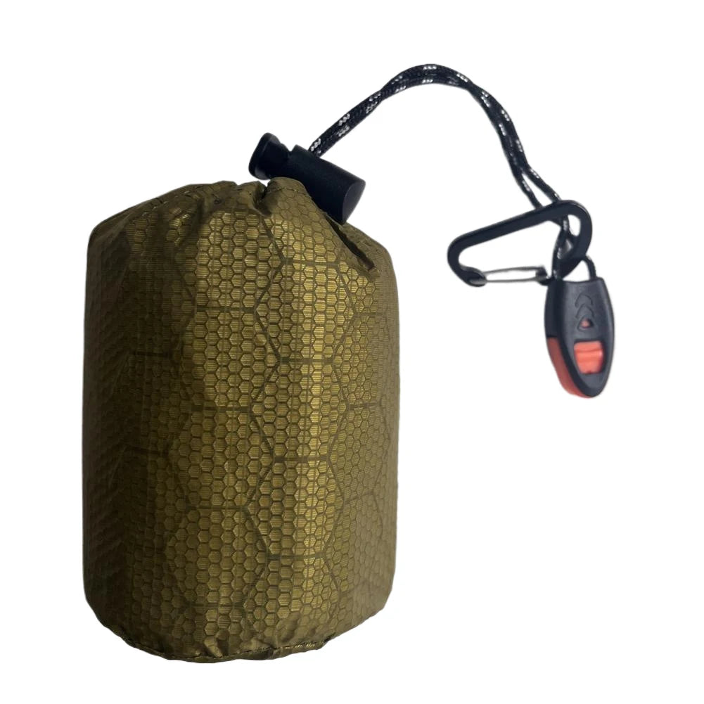 Waterdichte Thermische Noodslaapzak - Lichtgewicht Survival Bivakzak en Dekentje voor Camping, Hiking en Outdoor