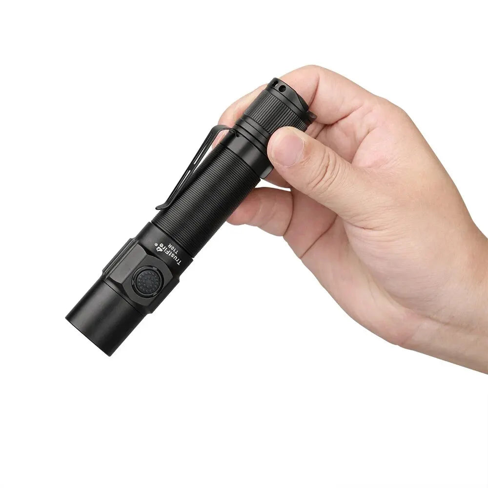 Tactische LED Zaklamp 1800 Lumen - Krachtige Oplaadbare Zaklamp met Type C USB voor Leger en Outdoor