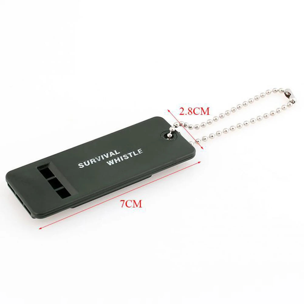10-1PC 3-Frequency Emergency Whistle – Portable Safety Whistle for Hiking, Camping and Mountaineering