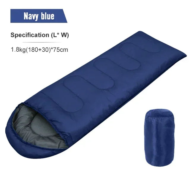Ultraleichter 4-Jahreszeiten-Schlafsack | Wasserdicht & warm | Für Camping & Backpacking