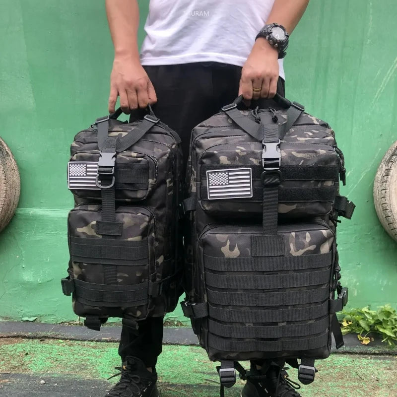 Waterdichte Tactische Rugzak 25L/50L โ 1000D Nylon Outdoor Backpack met Molle voor Hiking, Jacht & Kamperen