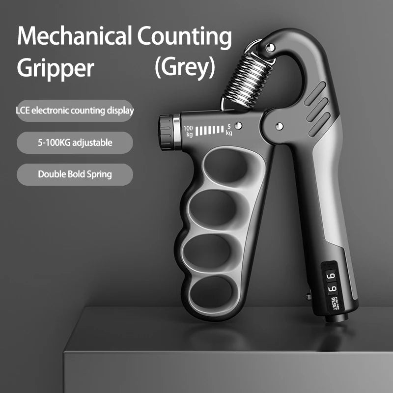 Verstelbare Grip Strengthener voor Handen en Polsen – Hand Krachttrainer voor Fitness, Herstel en Spiertraining (5-100kg)