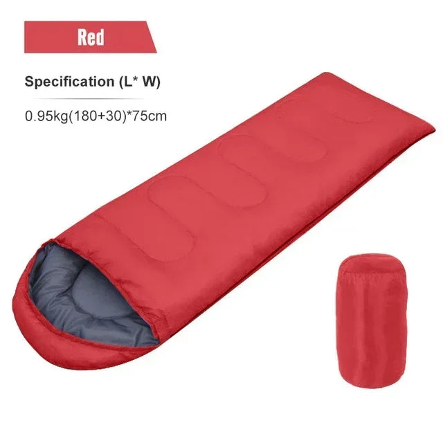Ultraleichter 4-Jahreszeiten-Schlafsack | Wasserdicht & warm | Für Camping & Backpacking