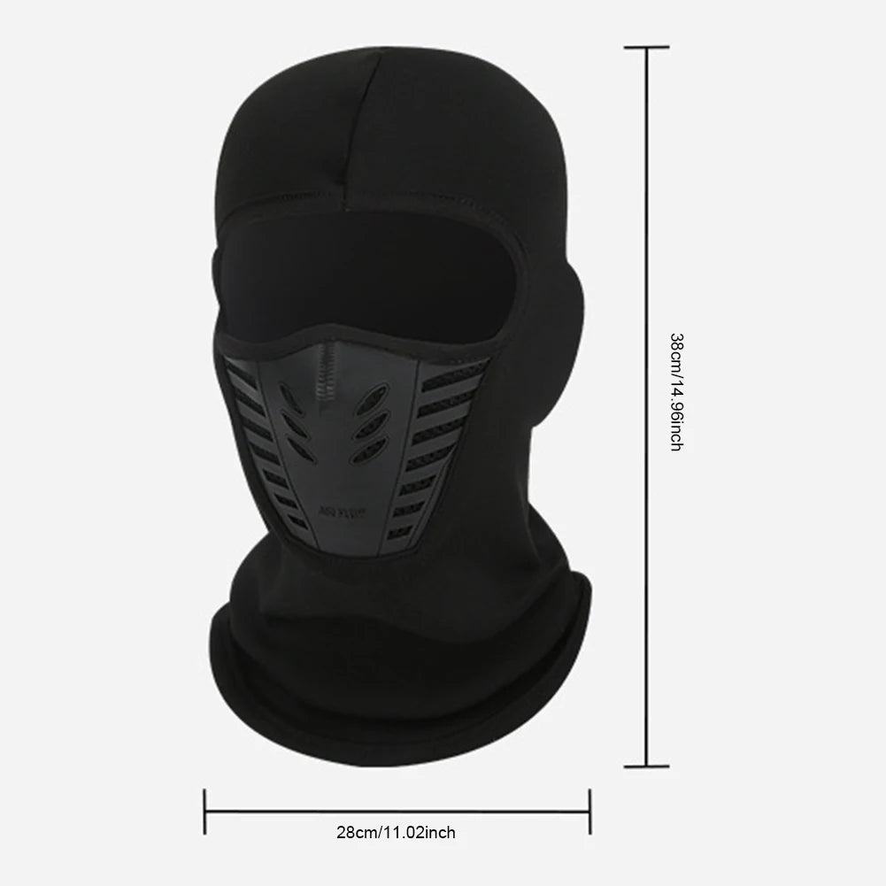Winddichte Fleece-Sturmhaube – Nackenwärmer und Skimaske für Outdoor, Wandern und Radfahren