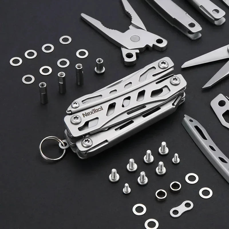 NexTool Mini Flagship 10-in-1 Multitool – Multifunctionele Vouwbare EDC Handgereedschap voor Outdoor en Dagelijks Gebruik
