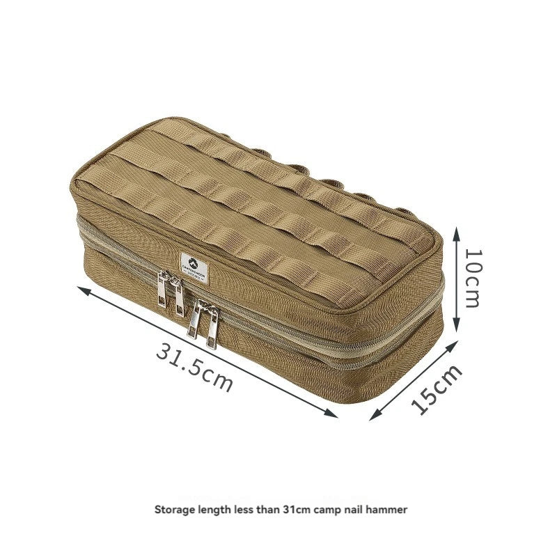 Dikke Polyester Waterdichte Handtas | Outdoor Camping Dubbel-laags Multifunctionele Tactische Opbergtas