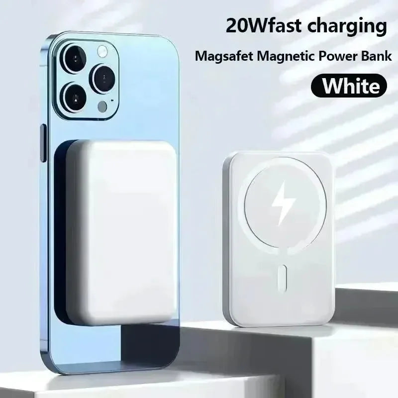 Magnetische 50000-mAh-Powerbank – 20-W-Schnellladegerät, kabelloser externer MagSafe-Akku für iPhone 13/14/15, Xiaomi und Samsung
