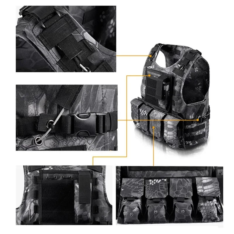 Tactisch Militair Vest | Molle Combat Vest | Airsoft & Outdoor Gear