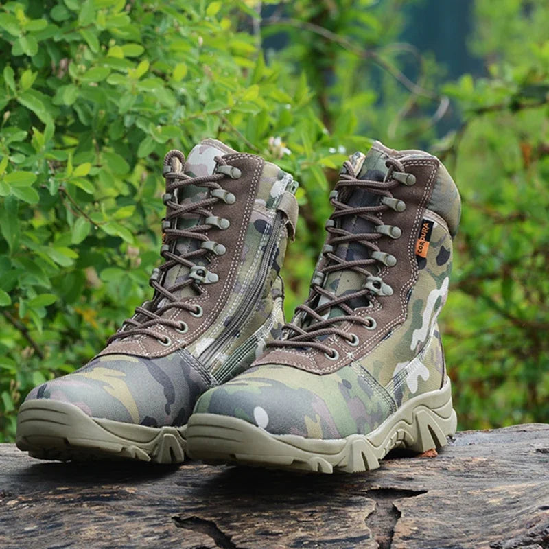 Tactische Legerlaarzen Heren – Waterdichte Outdoor Werkschoenen & Hiking Boots
