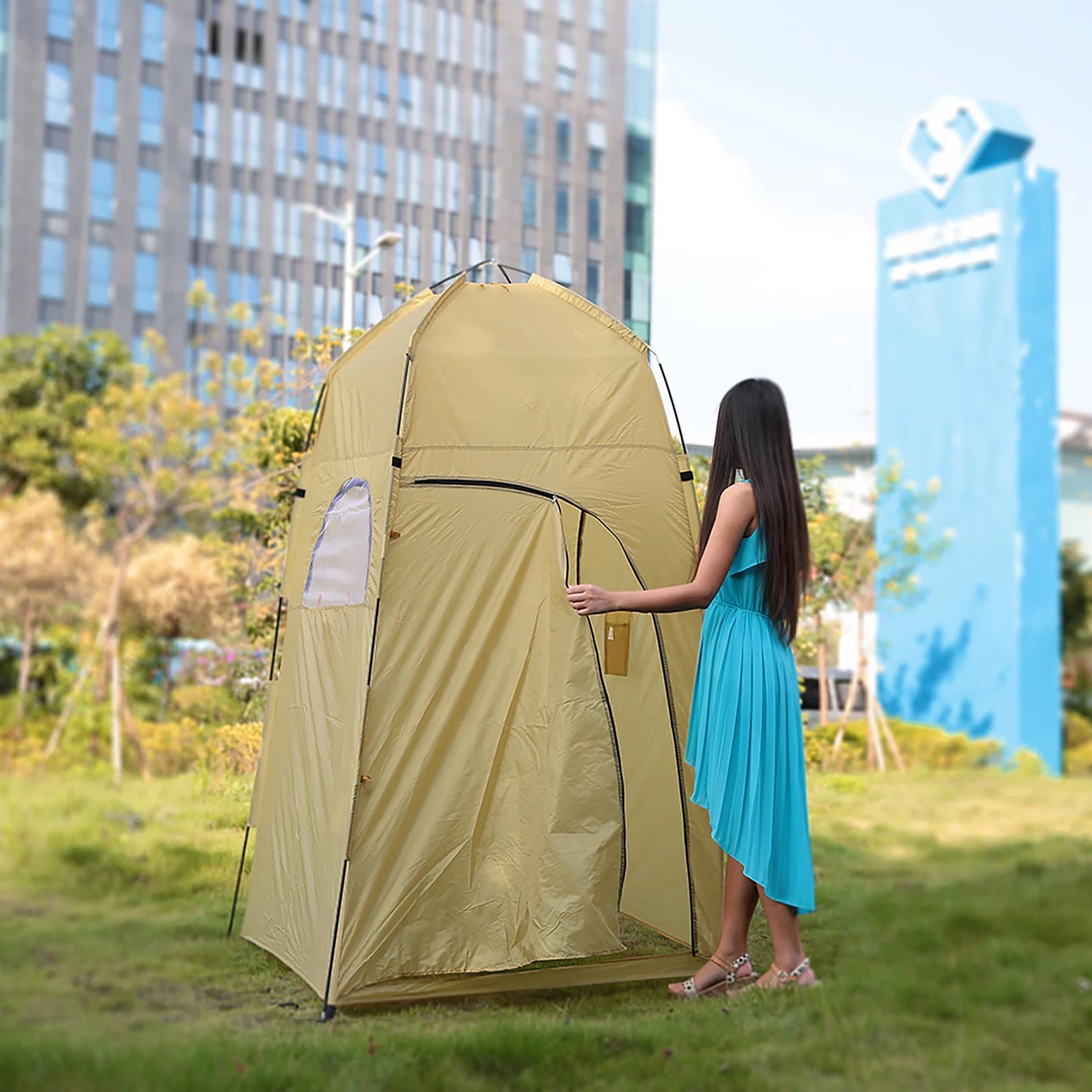 Draagbare Outdoor Douchetent – Privacy Tent voor Camping, Strand & Festival