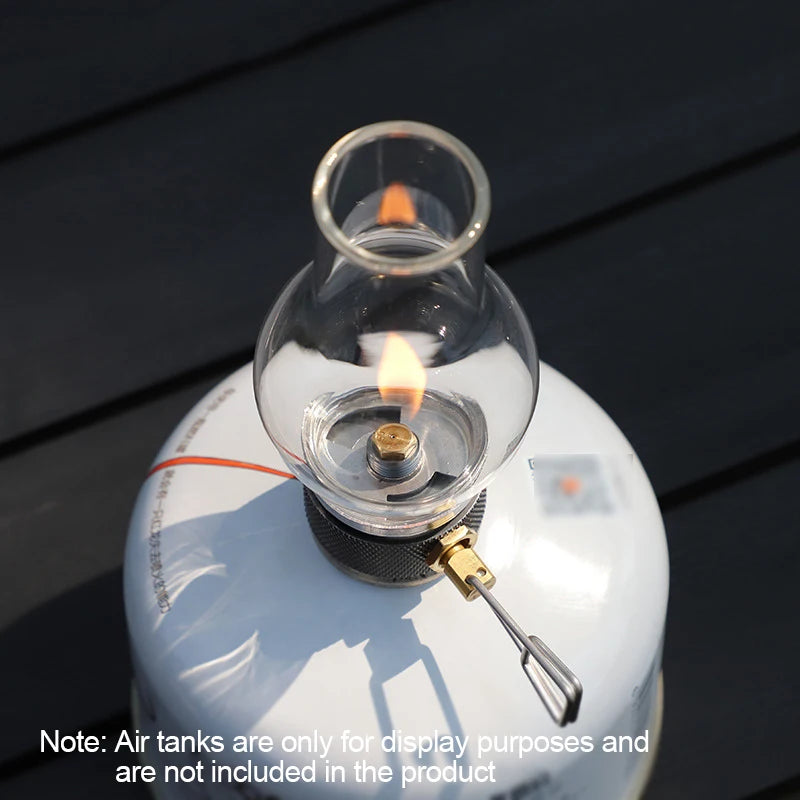Draagbare Camping Gas Kaarslamp | Compacte Butaan Gaslamp voor Outdoor Kamperen, Vissen en Picknick