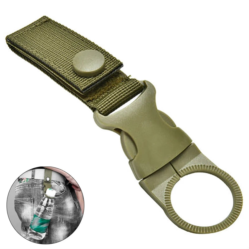 MOLLE Karabijnhaak van Nylon โ Tactische Bevestigingsclip voor Rugzak, Riem & Outdoor Uitrusting