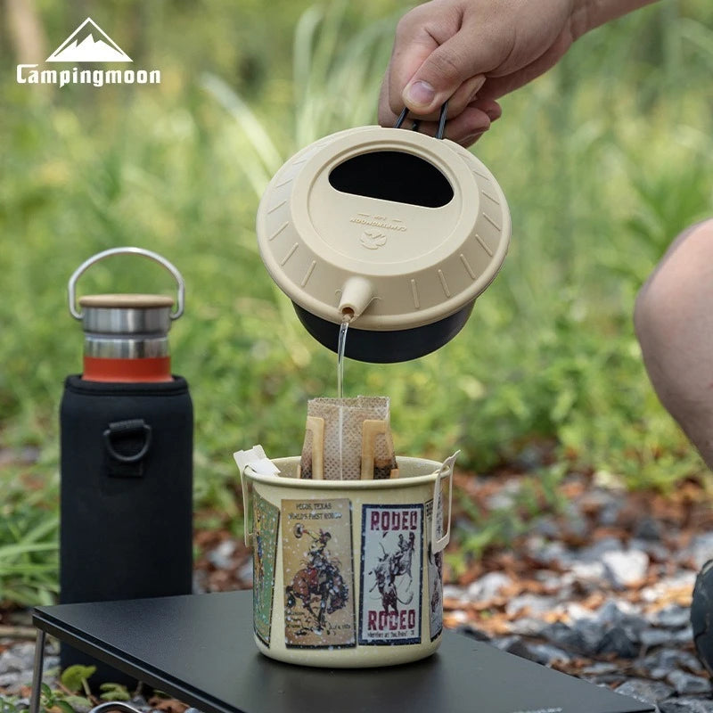 CAMPINGMOON Universal-Topfdeckel aus Silikon – lebensmittelecht und hitzebeständig für Camping und Kaffeezubereitung