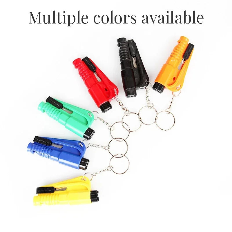Safety Hammer 3-in-1 Car Escape Tool – Window Breaker, Seat Belt Cutter, Compact Emergency Hammer for Car Accessories