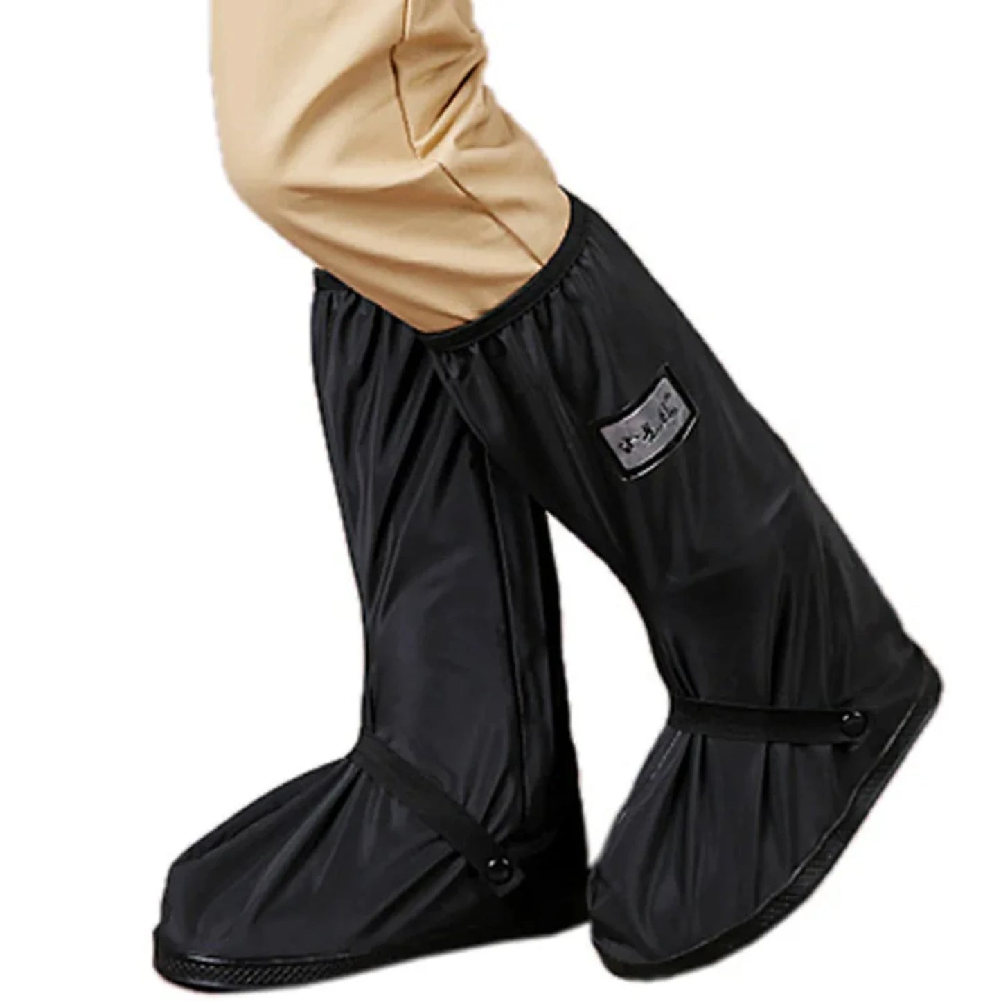 Waterdichte Regen Schoencovers – PVC Hoge Overschoenen voor Heren | Outdoor, Fietsen & Wandelen