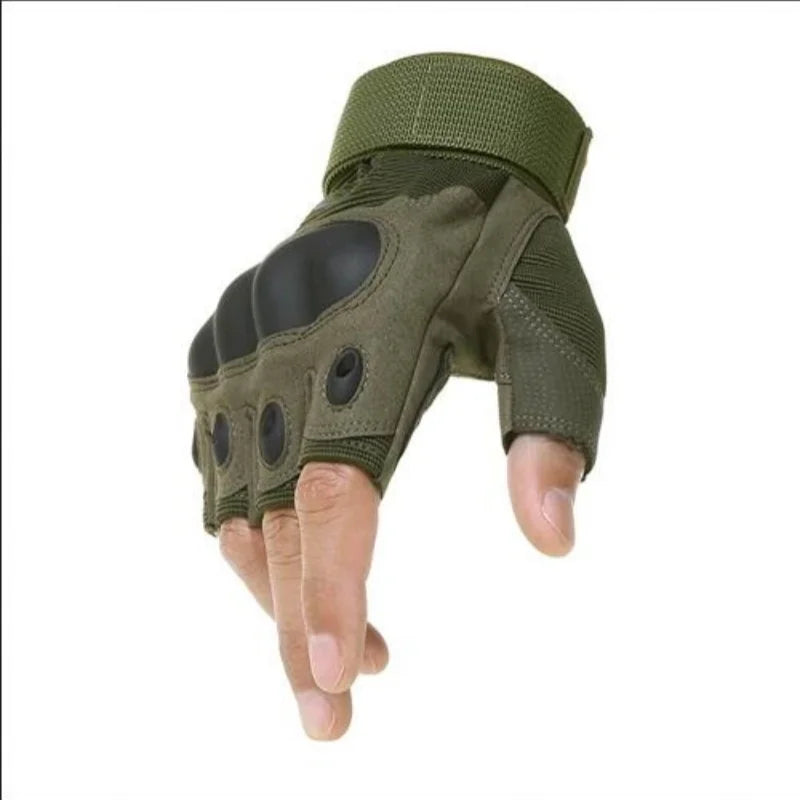 Tactische Half Finger Handschoenen โ Militair Sportmodel voor Schieten, Airsoft, Fietsen & Motor