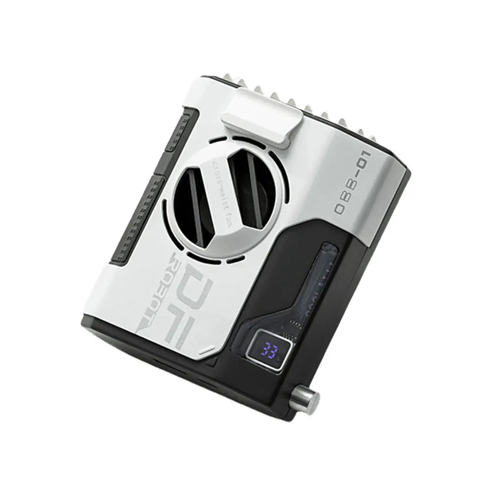 Draagbare Camping Ventilator – Sterke Luchtstroom, Oplaadbaar & Draagbaar | 5000/10000mAh Powerbank & Heupventilator voor Outdoor Werk