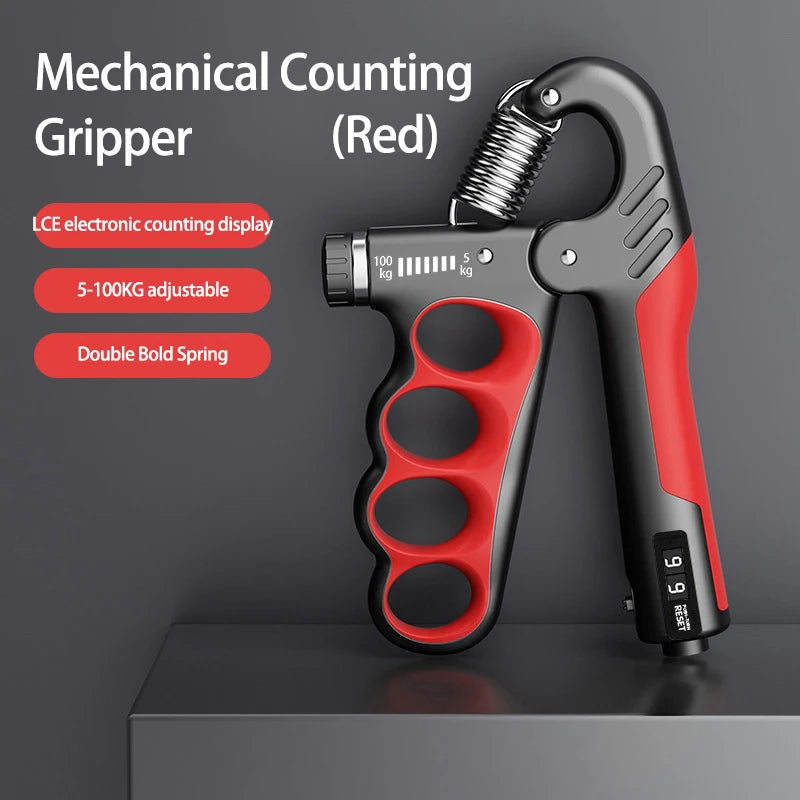 Verstelbare Grip Strengthener voor Handen en Polsen – Hand Krachttrainer voor Fitness, Herstel en Spiertraining (5-100kg)