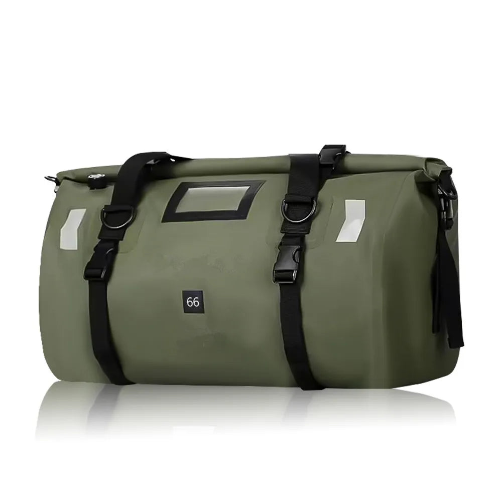 Motorcycle Dry Bag 40L/66L - Waterdichte Reflecterende Duffle Bag voor Reizen, Kamperen, Skiën, Fietsen, en Outdoor Avonturen