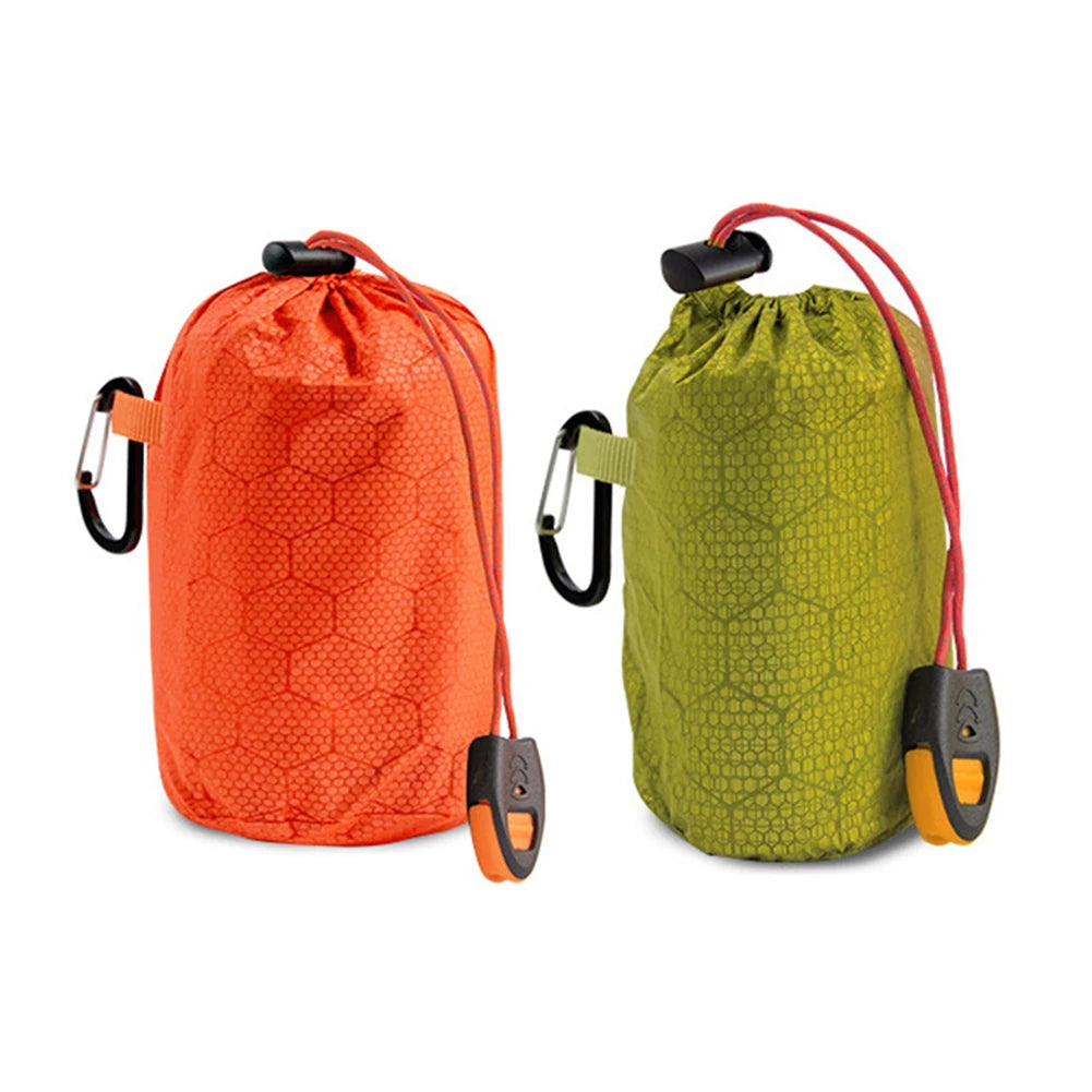 Waterdichte Thermische Noodslaapzak - Lichtgewicht Survival Bivakzak en Dekentje voor Camping, Hiking en Outdoor