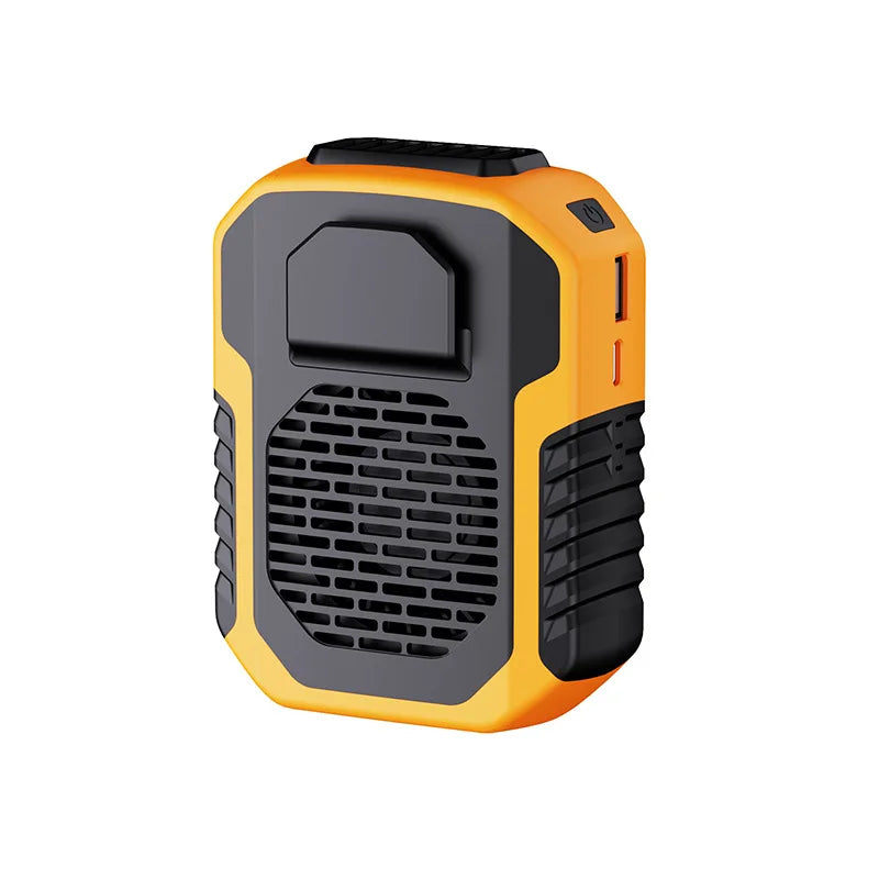 Draagbare Multifunctionele Outdoor Ventilator – USB Mini Nekventilator met 8000mAh Powerbank & LED Licht