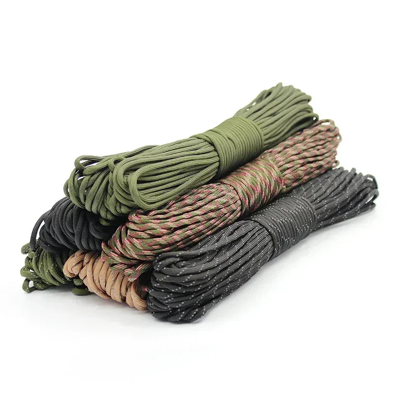 550 Paracord Touw 4mm โ 31M Tactisch 7-Strand Survivalkoord voor Outdoor, Kamperen & Noodgebruik