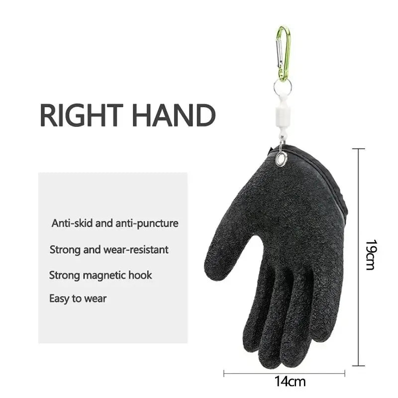 Professionele Vissershandschoenen – Latex Antislip Jacht- en Visserijhandschoenen voor Punctie- en Schuurbescherming